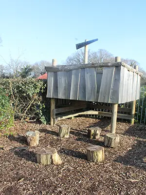 Outdoor play area at Home From Home.